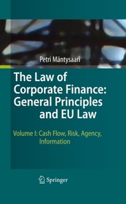 Law of Corporate Finance: General Principles and EU Law