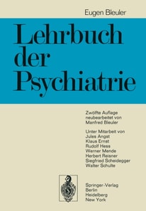 Lehrbuch der Psychiatrie