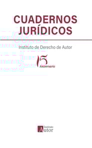 Cuadernos jurídicos del Instituto de Derecho de Autor