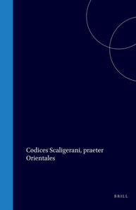 Codices Scaligerani, praeter Orientales