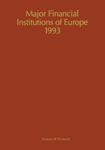 Major Financial Institutions of Europe 1993
