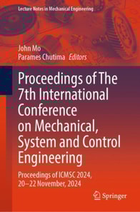 Proceedings of The 7th International Conference on Mechanical, System and Control Engineering