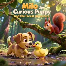 Milo the Curious Puppy and the Forest Adventure