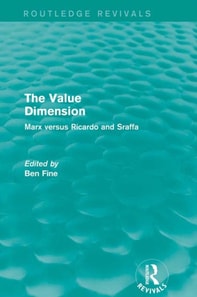 Value Dimension (Routledge Revivals)