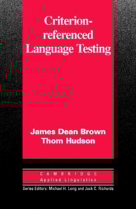 Criterion-Referenced Language Testing
