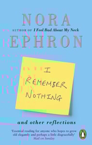 I Remember Nothing and other reflections