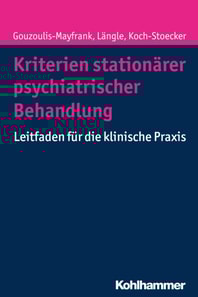Kriterien stationärer psychiatrischer Behandlung