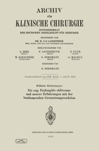 Die sog. Endangitis obliterans und unsere Erfahrungen mit der lumbosacralen Grenzstrangresektion