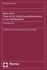 Bahn 2023: Time to GO: Endlich qualitätswirksam in den Wettbewerb!