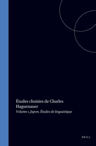 Etudes choisies de Charles Haguenauer