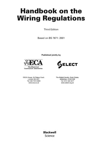 Handbook on the Wiring Regulations