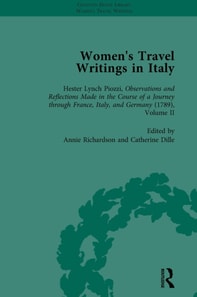 Women's Travel Writings in Italy, Part I Vol 4