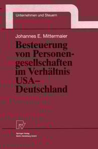 Besteuerung von Personengesellschaften im Verhältnis USA — Deutschland