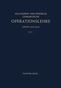 Die oto-rhino-laryngologischen Operationen
