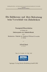Die Halbkrone und ihre Bedeutung beim Verschluß von Zahnlücken