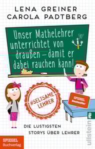 Unser Mathelehrer unterrichtet von draußen - damit er dabei rauchen kann!