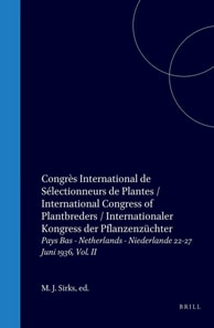Congres international de selectionneurs de plantes