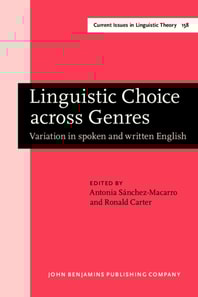 Linguistic Choice across Genres