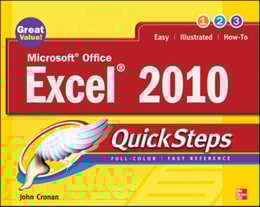Microsoft Office Excel 2010 QuickSteps