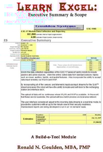 Learn Excel: Executive Summary & Scope