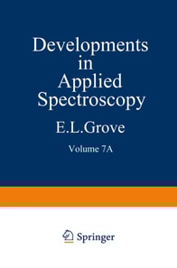 Developments in Applied Spectroscopy