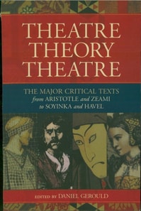 Theatre/Theory/Theatre