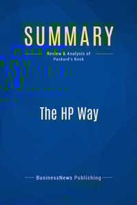 Summary: The HP Way