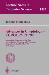 Advances in Cryptology - EUROCRYPT '99