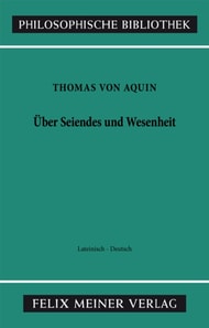 Über Seiendes und Wesenheit