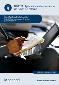 Aplicaciones informáticas de hojas de cálculo. ADGD0308