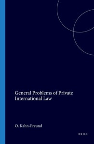 General Problems of Private International Law