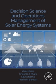 Decision Science and Operations Management of Solar Energy Systems
