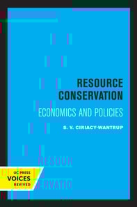 Resource Conservation