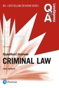 Law Express Question and Answer: Criminal Law