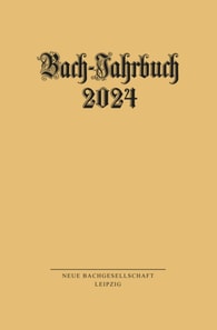 Bach-Jahrbuch 2024