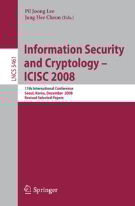 Information Security and Cryptoloy - ICISC 2008