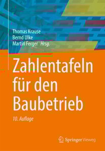 Zahlentafeln für den Baubetrieb