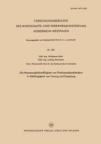 Die Masseungleichmäßigkeit von Flachsstreckenbändern in Abhängigkeit von Verzug und Dopplung