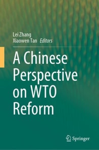 Chinese Perspective on WTO Reform