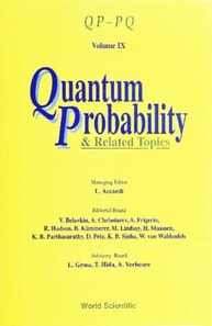 Quantum Probability And Related Topics: Qp-pq (Volume Ix)