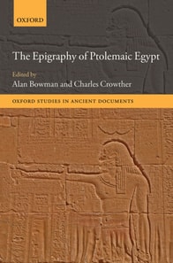 Epigraphy of Ptolemaic Egypt