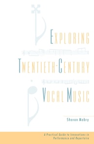 Exploring Twentieth-Century Vocal Music