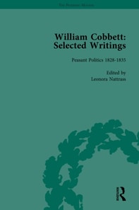 William Cobbett: Selected Writings Vol 6