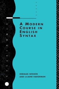 Modern Course in English Syntax