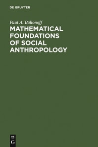 Mathematical foundations of social anthropology