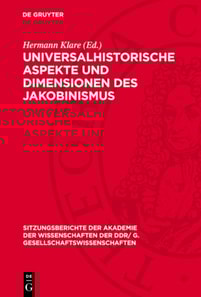Universalhistorische Aspekte und Dimensionen des Jakobinismus