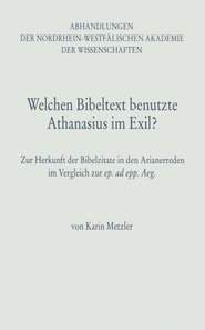 Welchen Bibeltext benutzte Athanasius im Exil?