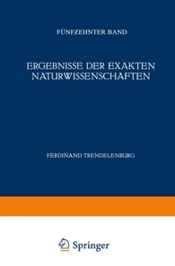 Ergebnisse der Exakten Naturwissenschaften