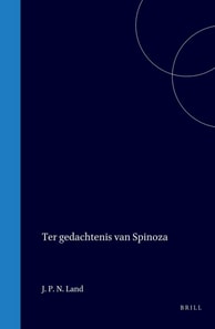 Ter gedachtenis van Spinoza