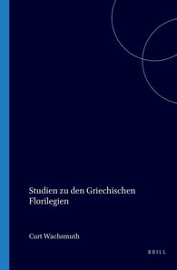 Studien zu den griechischen Florilegien